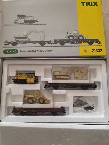 TRIX H0 21332  2-rail DC Digital Construction Train Set "Leonhard Weiss" | Condition: New
