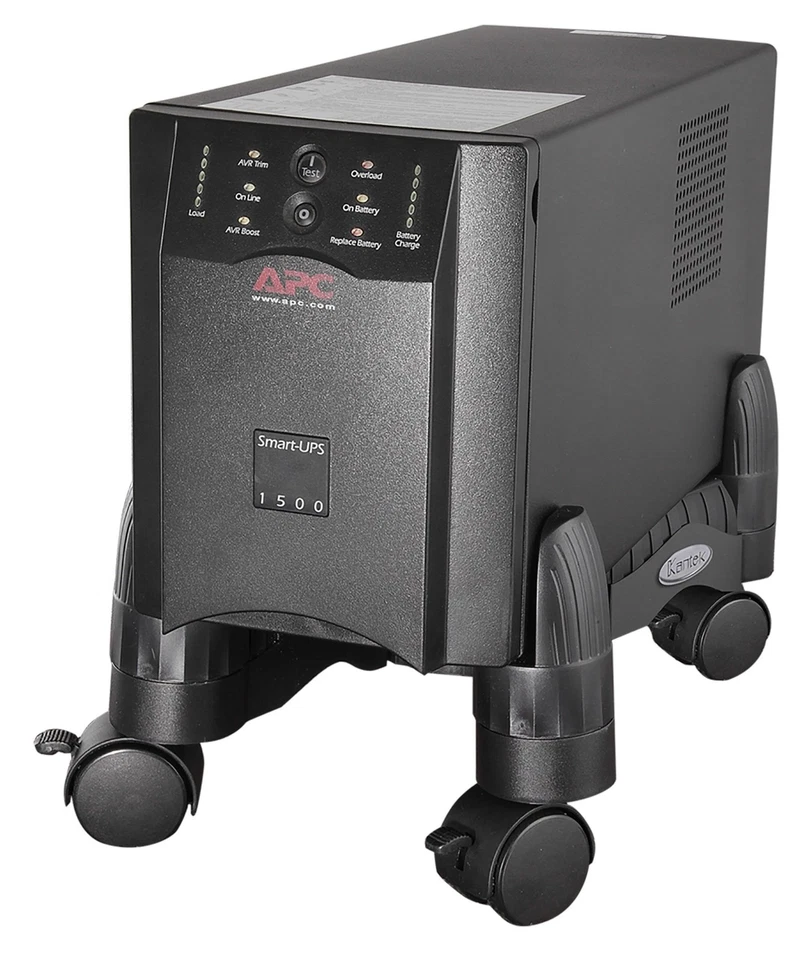 Мобильная подставка для центрального процессора Kantek с регулируемой шириной и блокирующимися роликами, 16 дюймов Wi... - Изображение 3 из 4