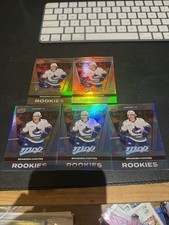 25-26 upper deck mvp silver collection braeden cootes bronze and silver script 