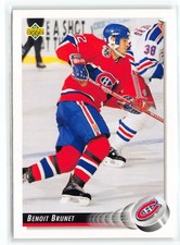 Benoit Brunet 1992 Upper Deck #80