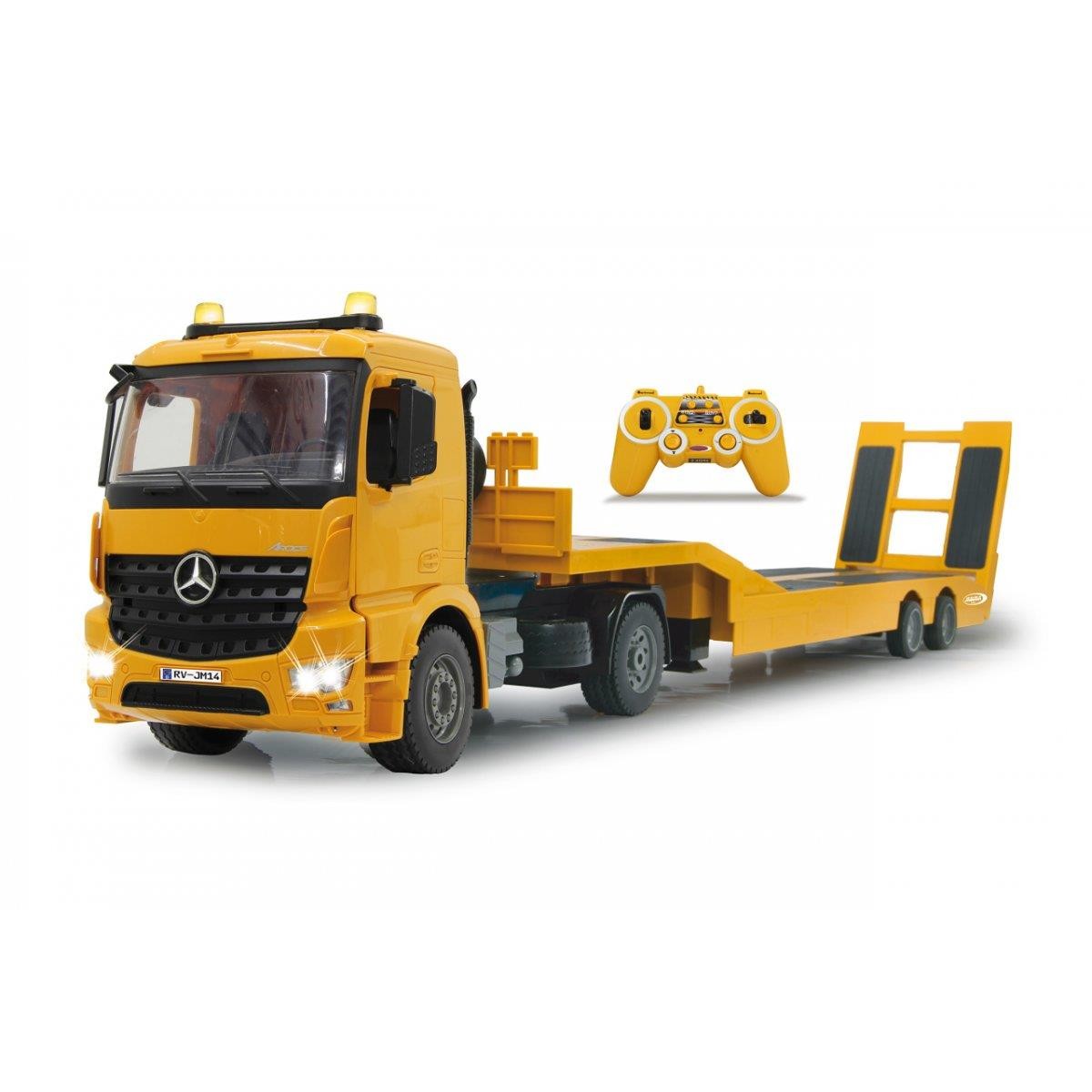 Jamara Remorque Mercedes-Benz Arocs 1:20 camion télécommandé robuste pour le sable