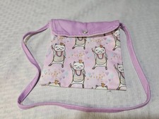 Cattitude Little Girls Purse Bay By Pete  Lucy Pink Cats with Crowns