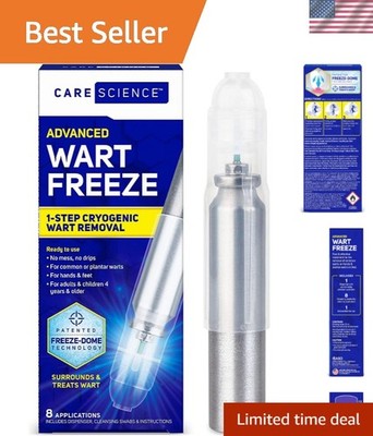 Wart Remover Freeze, 8 Applications | 1-Step Wart Removal for Common Warts on...