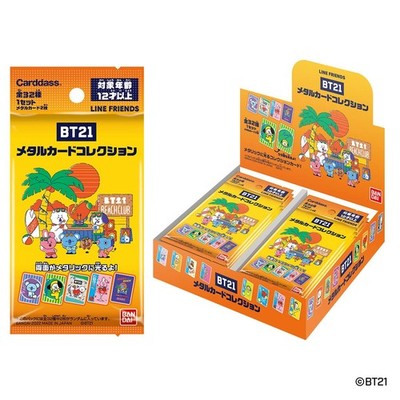 BT21 Metal Card Collection (BOX)