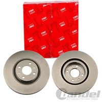 2X TRW Bremsscheiben 284Mm BelÜFtet Vorne Passend FÜR Alfa Romeo 145 146 155