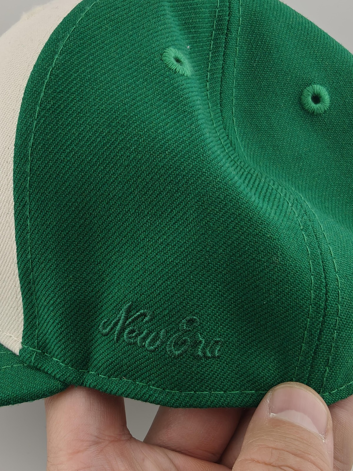 New Era x Essentials Fear of God 59FIFTY MLB Hat Cap Fitted Mens 7 1/4 Green New thumbnail 4