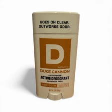 Duke Cannon All Defense Active Deodorant Aluminum Free, 3 oz -Sawtooth, New