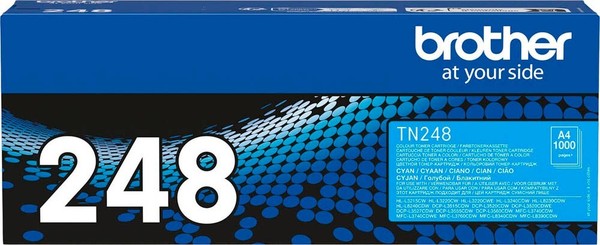 Brother TN-248C Cyan Toner Original Blau 1000 Seiten Kartusche TN248 C-image