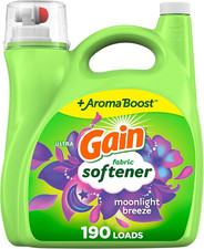 Liquid Fabric Softener, Moonlight Breeze Scent, 140 FL OZ, 190 Loads, Smooth Tou 0.14 per gallon