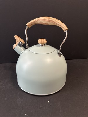 Stove Top Whistling Fancy Tea Kettle Retro 2.5L Stainless Steel Tea Kettle
