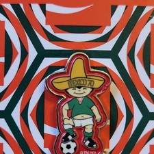 Pin Coleccionable Copa Mundial Coca-Cola 2026 Juanito México 1970