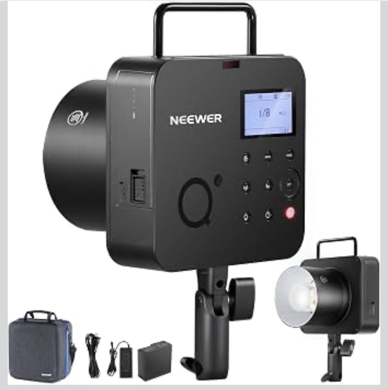 NEEWER Q4 400Ws 2.4G TTL Outdoor Studio Flash