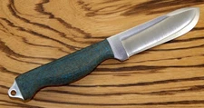 Anza Boddington Hand Made Hi Carbon Steel Fixed Blade Premium Micarta Handle USA