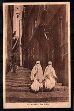 Algérie 1900-10 Carte postale 80% oblitéré animé oblitéré Affichage