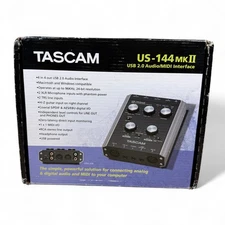 Tascam US-144MKII USB 2.0 Audio MIDI Interface Special Bundle Version Cubase LE5