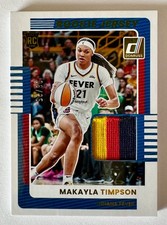 2025 Donruss WNBA Makayla Timpson Rookie Jersey Patch Relic SP #06/25 RC Card #6
