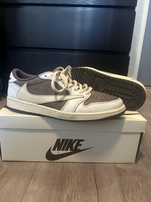 Jordan 1 Retro Low OG SP Travis Scott Reverse Mocha Size 11 PREOWNED