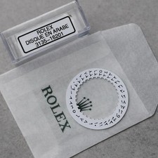 NEW Rolex 3135-16201 Disc Datumsanzeige DAY-DATE Weiß Arabisch Neu