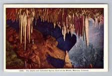 Manitou CO-Colorado, Shafts & Spires In Cave Of The Winds, Vintage Postcard