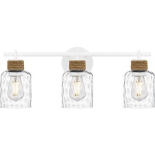 Quoizel BTC8624 Baltic 3 Light 24"W Vanity Light - White
