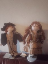 coppia bambole maschietto femminuccia di Capodimonte