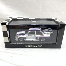 Minichamps 1/43 BMW 320i Group 5 DRM 1977 HAT #21 White Blue Used