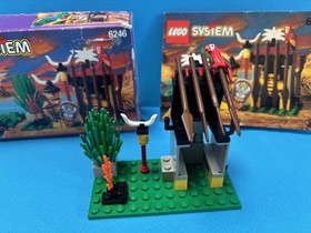 Lego Pirates 6246 Crocodile Cage with Box and Instruction Rare Vintage
