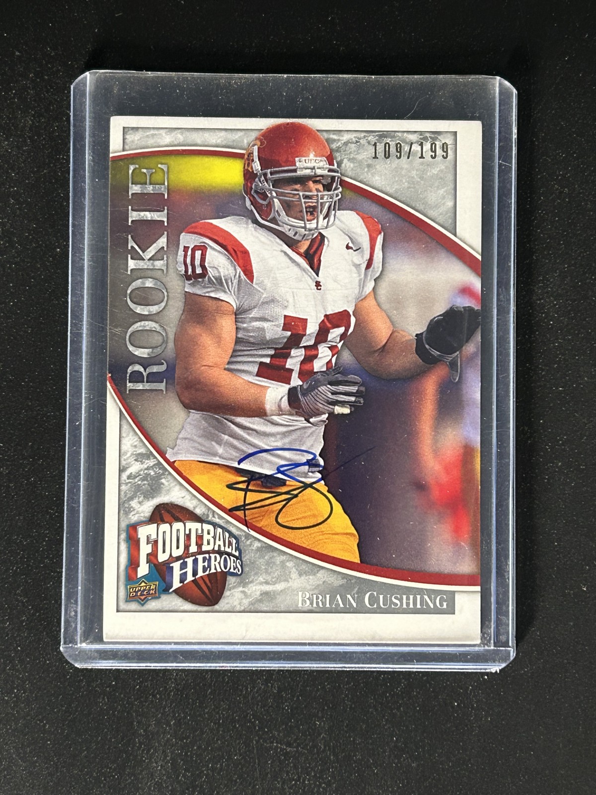 Brian Cushing Upper Deck Heroes #169 Autograph-Silver