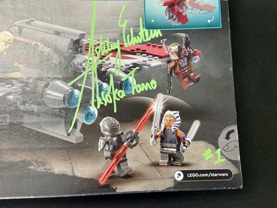 LEGO 75362 Set Ahsoka Tano's Starship 1st Signed By Ashley