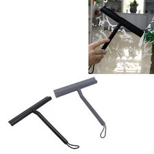 Shower Squeegee TPE PP Soft Head Glass Door Mirror Car Window Squeegee with Hang