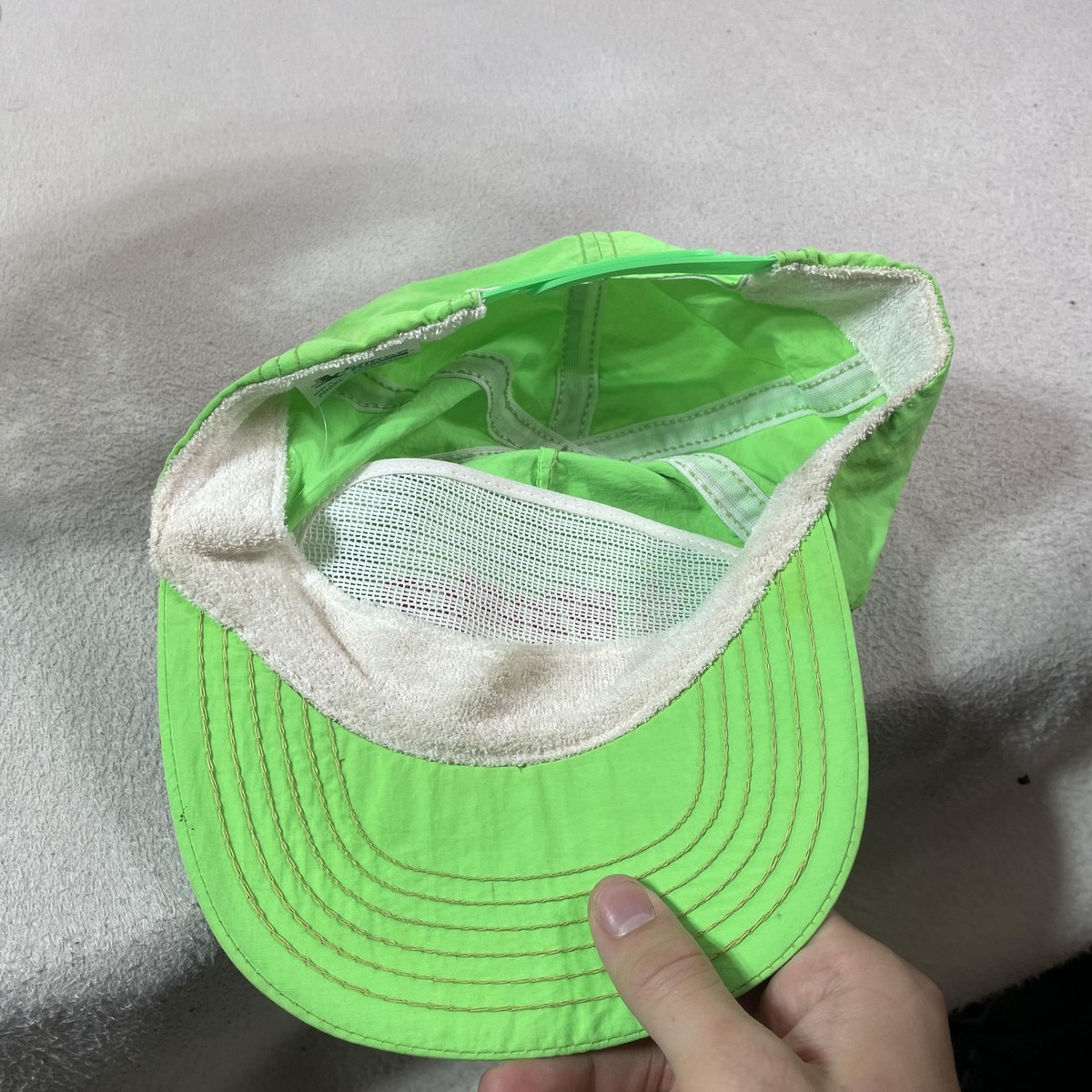 Vintage Winston Cup Series Hat Cap Snap Back One Size Green NASCAR