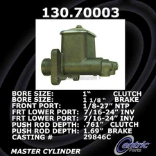 Centric Parts Brake Master Cylinder 130.70003 CSW