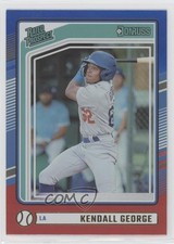 2024 Panini Donruss Rated Prospects Red & Blue Kendall George #159 1gj7