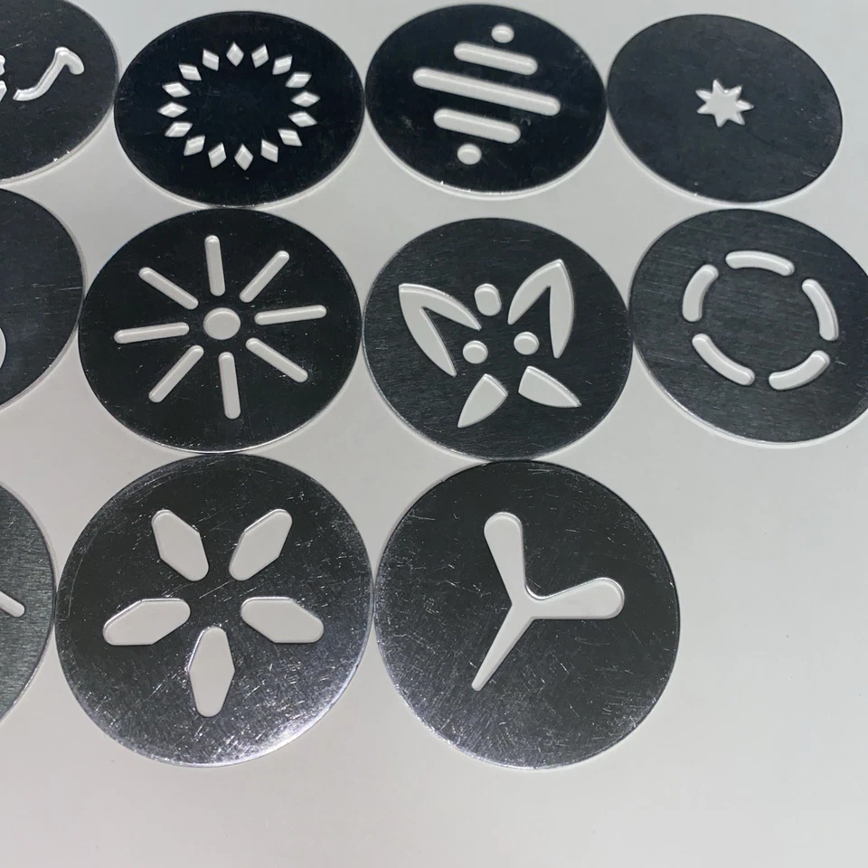 Wear-Ever / Wilton Cookie Press Диски Только 14 Рождественская Елка Летучая мышь Тыква Верблюд - Изображение 3 из 3