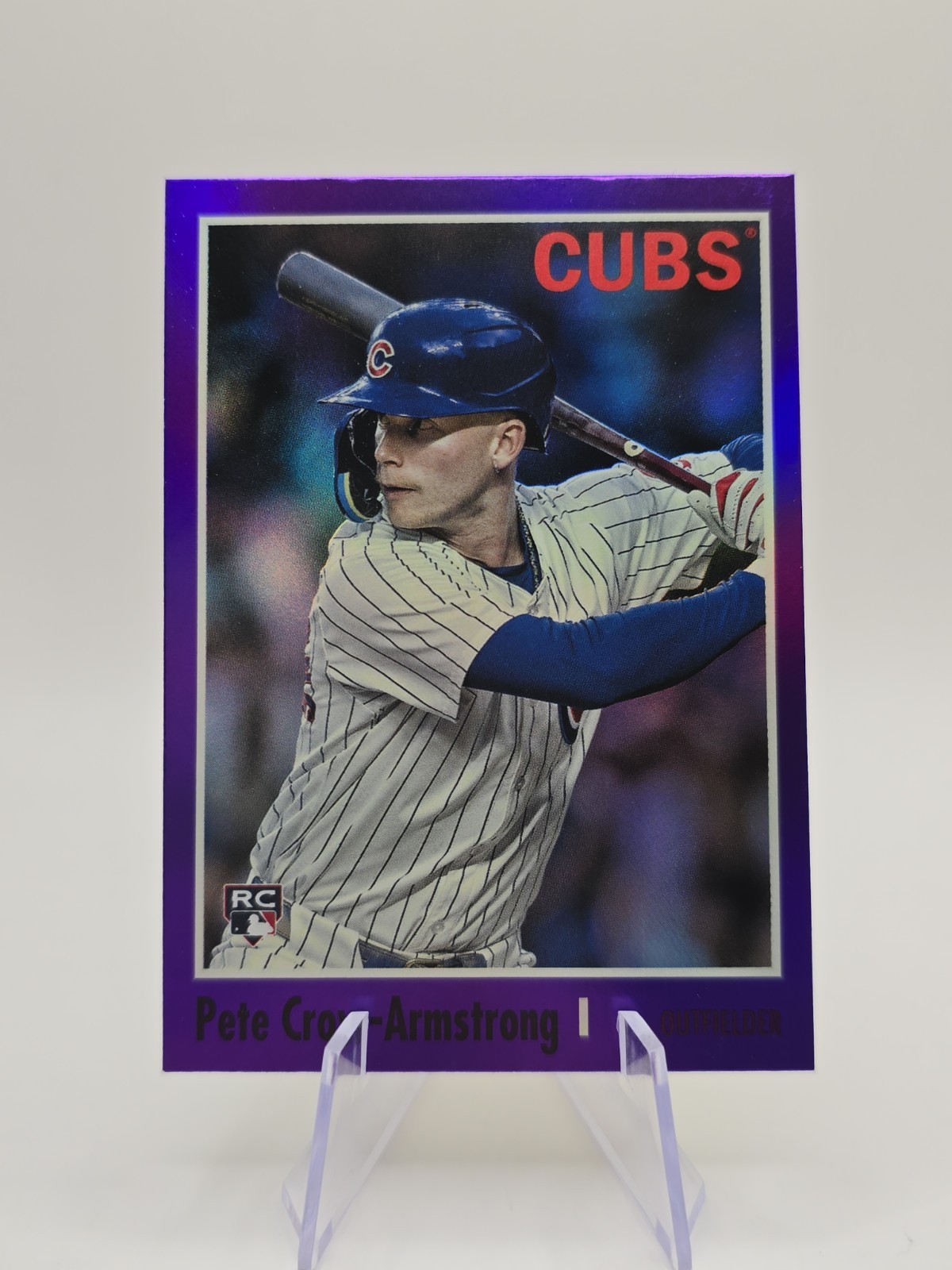 2024 Topps Archives Pete Crow Armstrong Purple Foil Board #146
