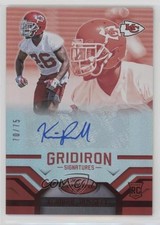 2016 Certified Gridiron Signatures Mirror Red 70/75 Kei'Varae Russell Auto 0w8