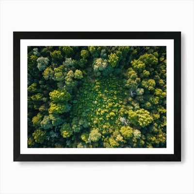 Luftbild Capturing The Vibrant C gerahmtes Wandbild Poster Leinwanddruck Bild