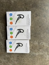 New Trucker Wireless Headset Bluetooth Earpiece Dual Mic Earbud Noise Cancelling