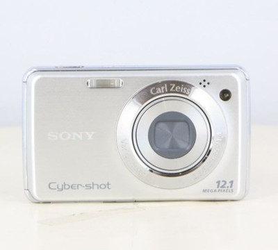 Sony Cyber-shot DSC-W220 Silver 12.1MP Carl Zeiss Vario-Tessar