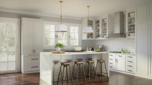 Quoizel Pendant 4-Light Pendant in Matte White - Picture 7 of 7