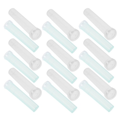 Lot De 100 Tubes D’Eau Floraux 30 Cm - Tubes Plastique Avec Bouchons Pour Arrangements Floraux - Vert Armée