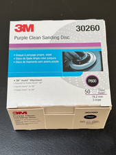 50 New 3m 30260 Hookit 3 Purple Clean Sanding Discs P800 Grit 50 New 3m 30260 Hookit 3 Purple Clean Sanding Discs P800 Grit
