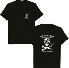 Navy Seal Team Six 6 NSWDG Devgru Blue Team SQUADRON Double siT-shirt T