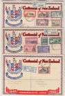 NEW ZEALAND 1940 *CENTENNIAL of NEW ZEALAND 100 YEARS of PROGRESS* official FDCs