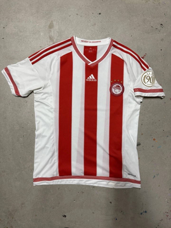 阿迪达斯奥林匹亚科斯艾伦·普利多 2015 年家庭美式橄榄球球衣 M 码墨西哥 — 第 2/4 张图片