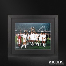Ruud Gullit Signed AC Milan Photo 1989 Champions League Framed