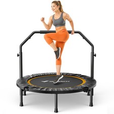 MERACH Mini Trampoline Fitness Adults 40 /48 Trampolines Max Load 330lb Indoor