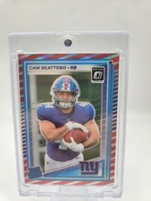 2025 Donruss Optic Cam Skattebo Freedom Parallel SSP RC #228 New York Giants 