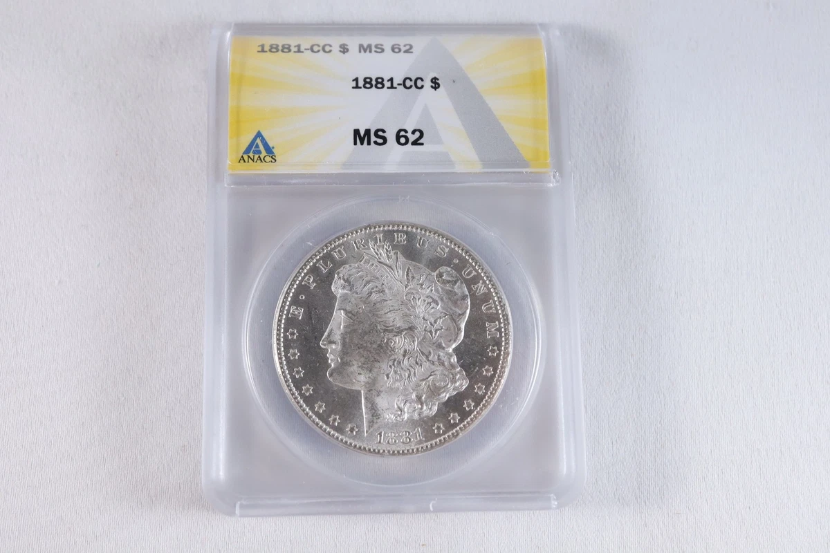 MS 62 Graded 1881 Year Morgan US Dollars (1878-1921) for sale | eBay
