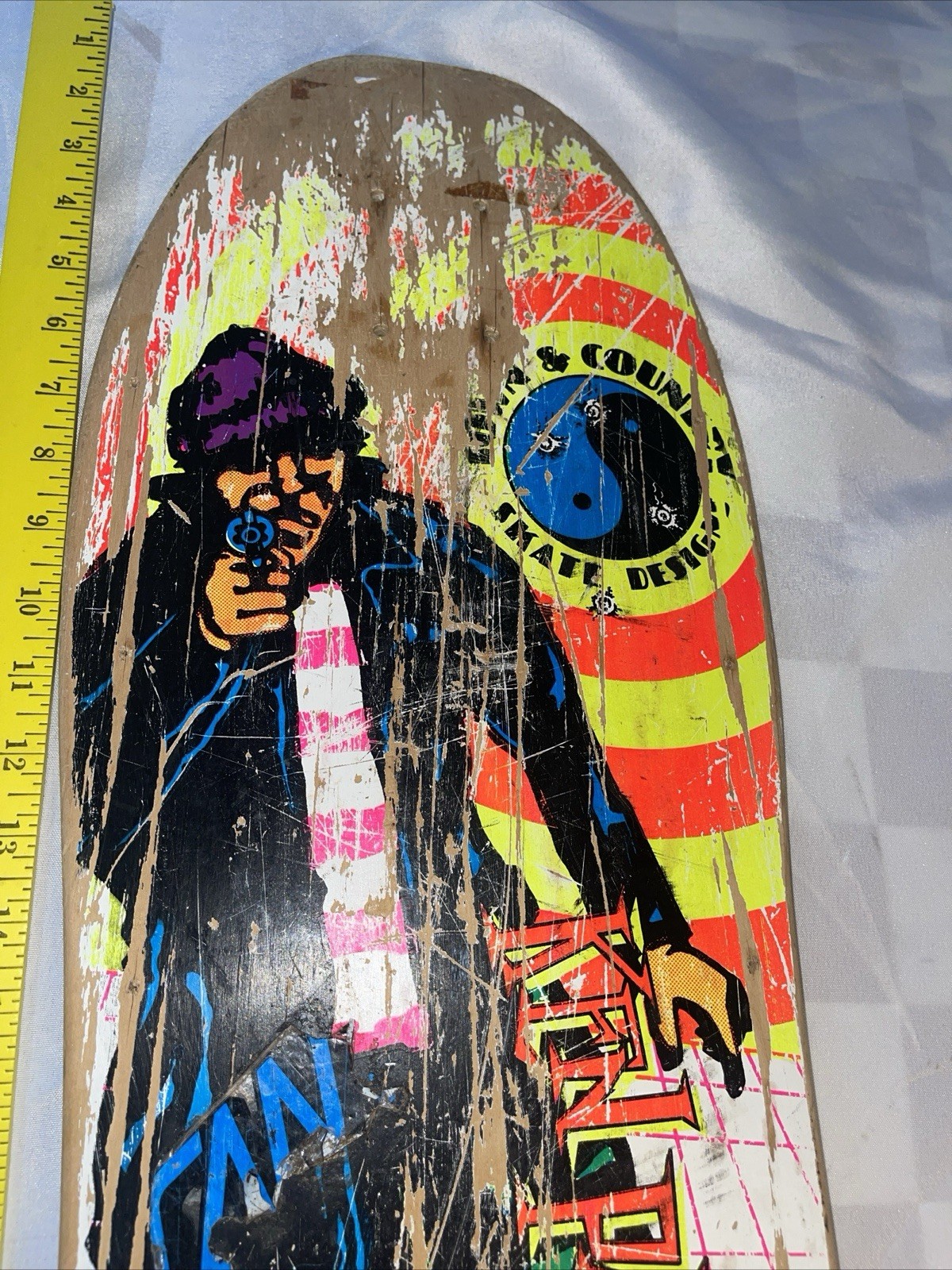 1980s Skateboard Santa Cruz Jeff Kendall "Yo Yo Give Me Your